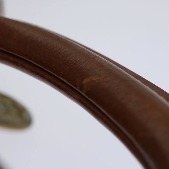 CELINE Macadam Canvas Hand Bag PVC 2way Brown Auth 66506 - Picture 5 of 16